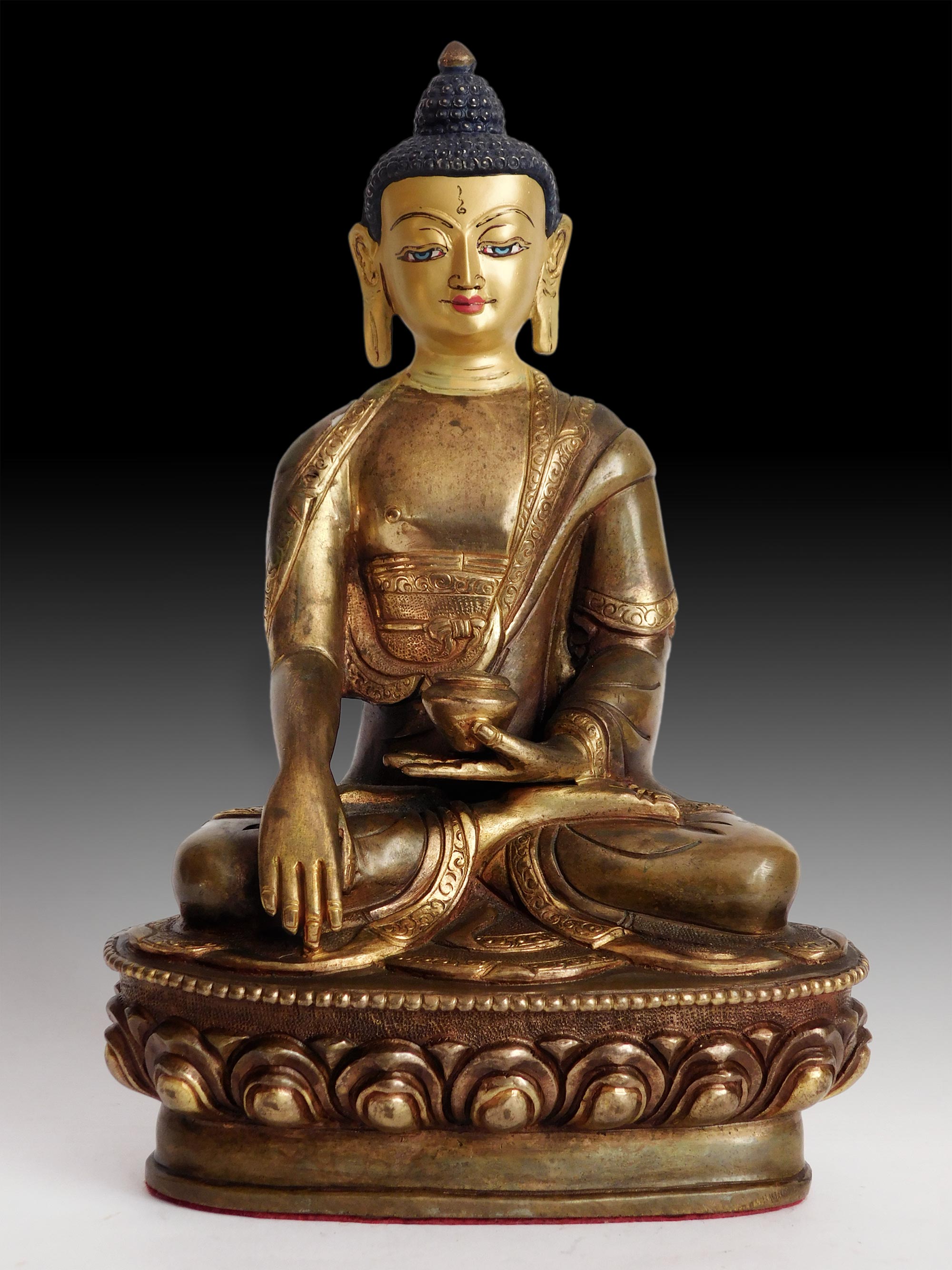 Tibetan Aksobya Buddha Statue