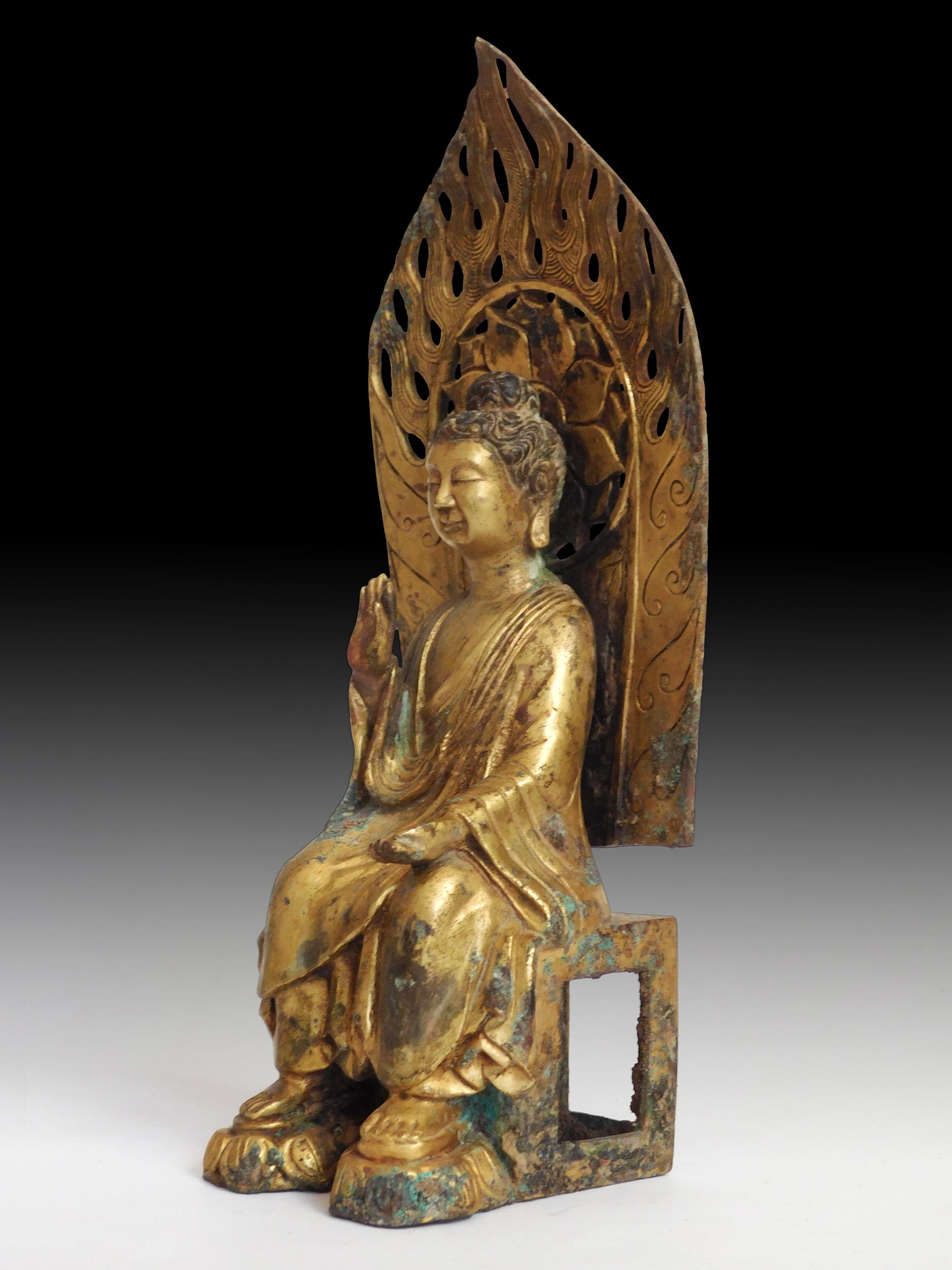 Antique Pensive Maitreya Buddha