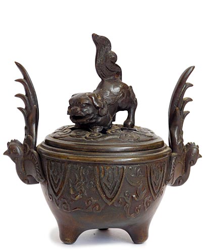 Japanese Bronze Shishi Koro