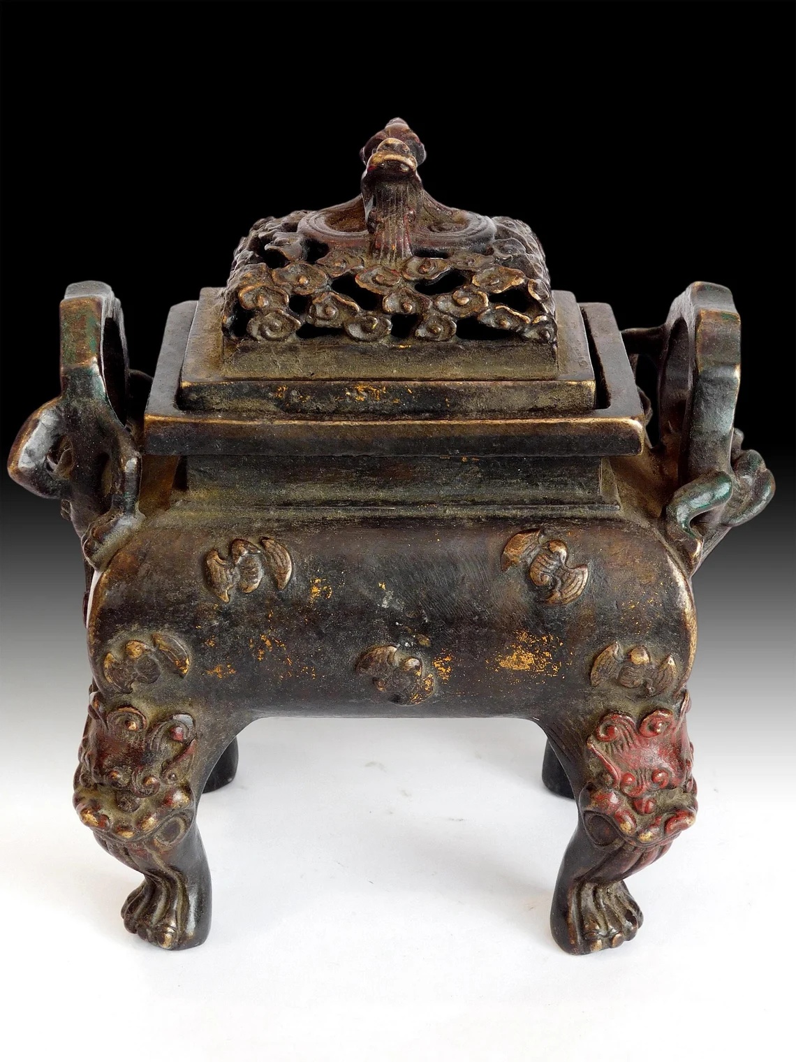 Antique Chinese Ming Bronze Censer