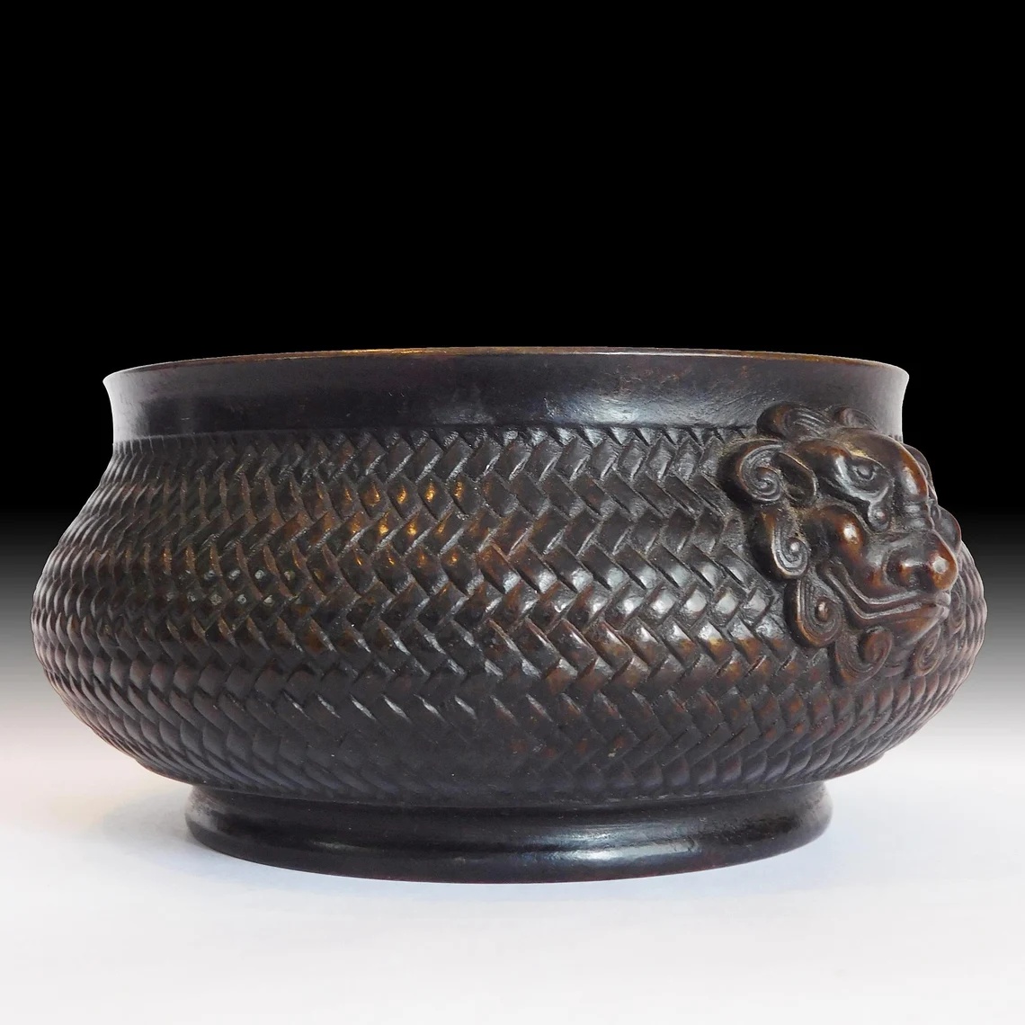  Qianlong Qing Bronze Censer