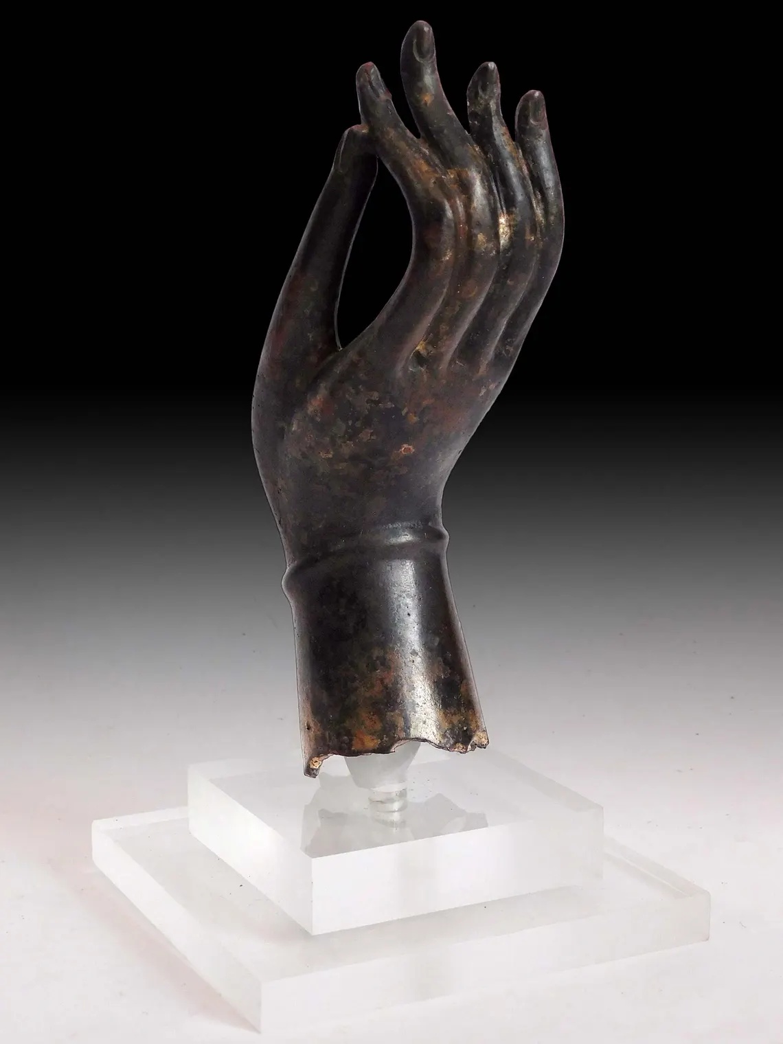 Antique Siam Bronze Statue
