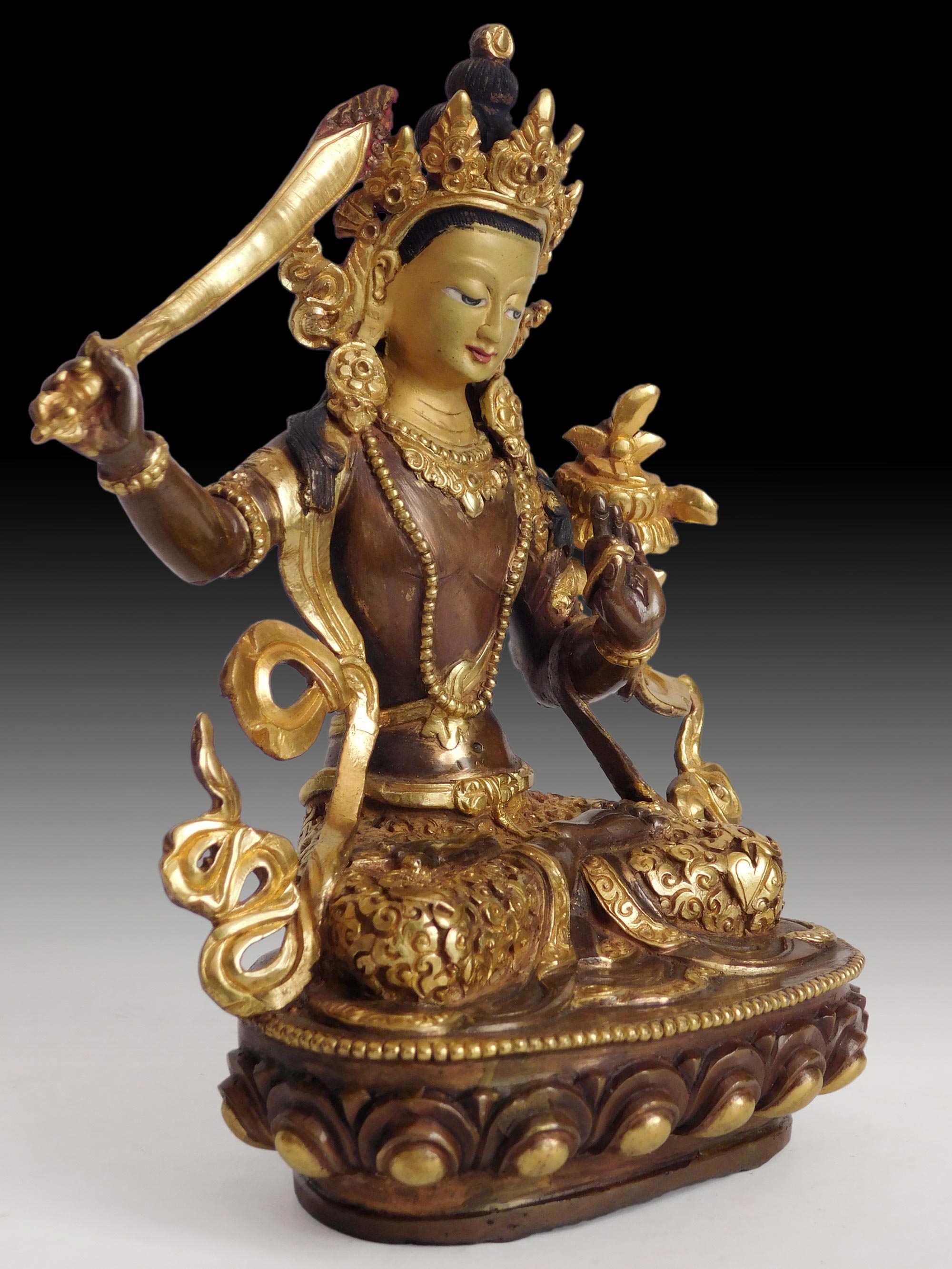 Antique Manjushri Statue