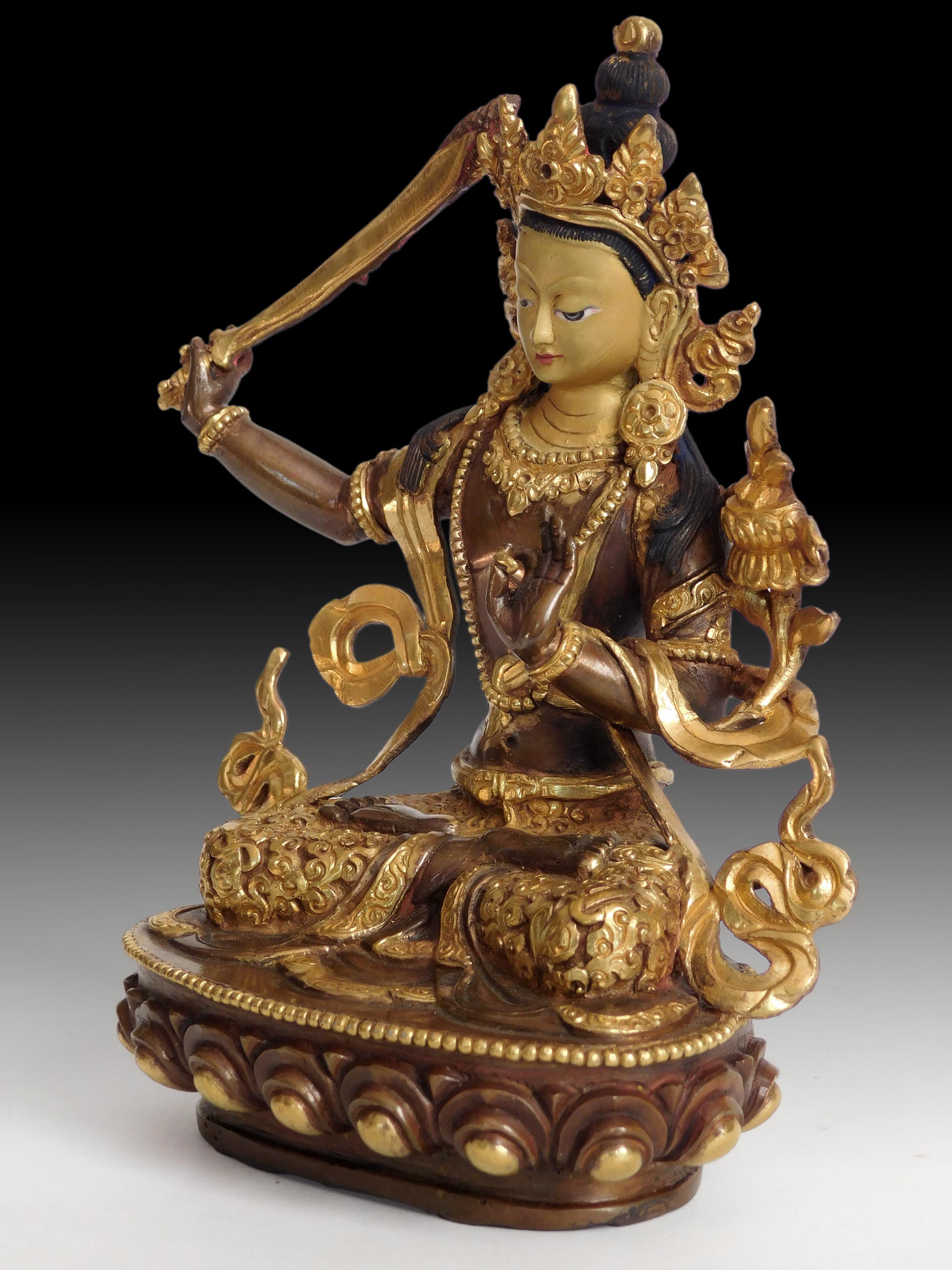 Antique Manjushri Statue
