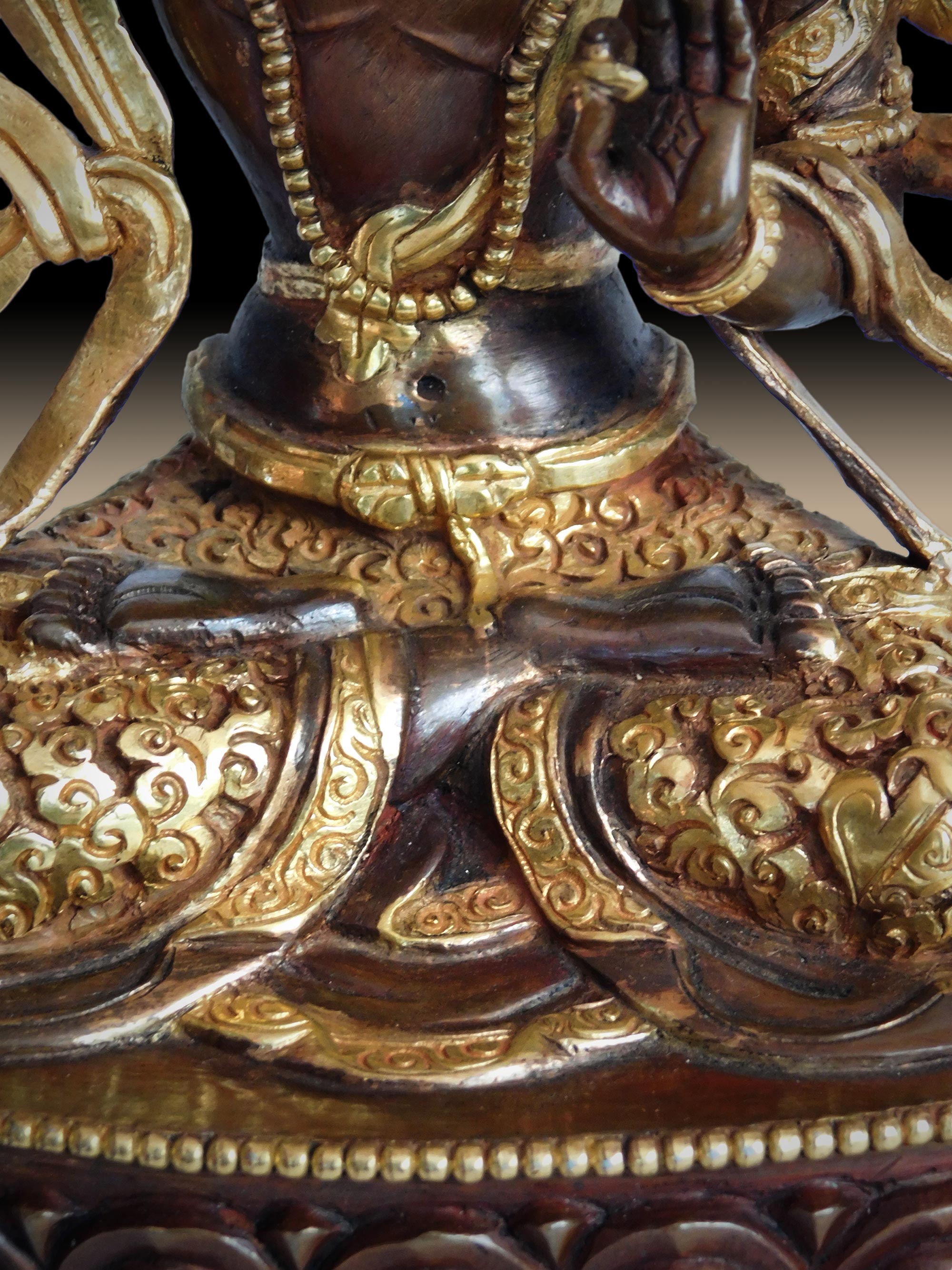 Hand Painted Manjushri Buddha
