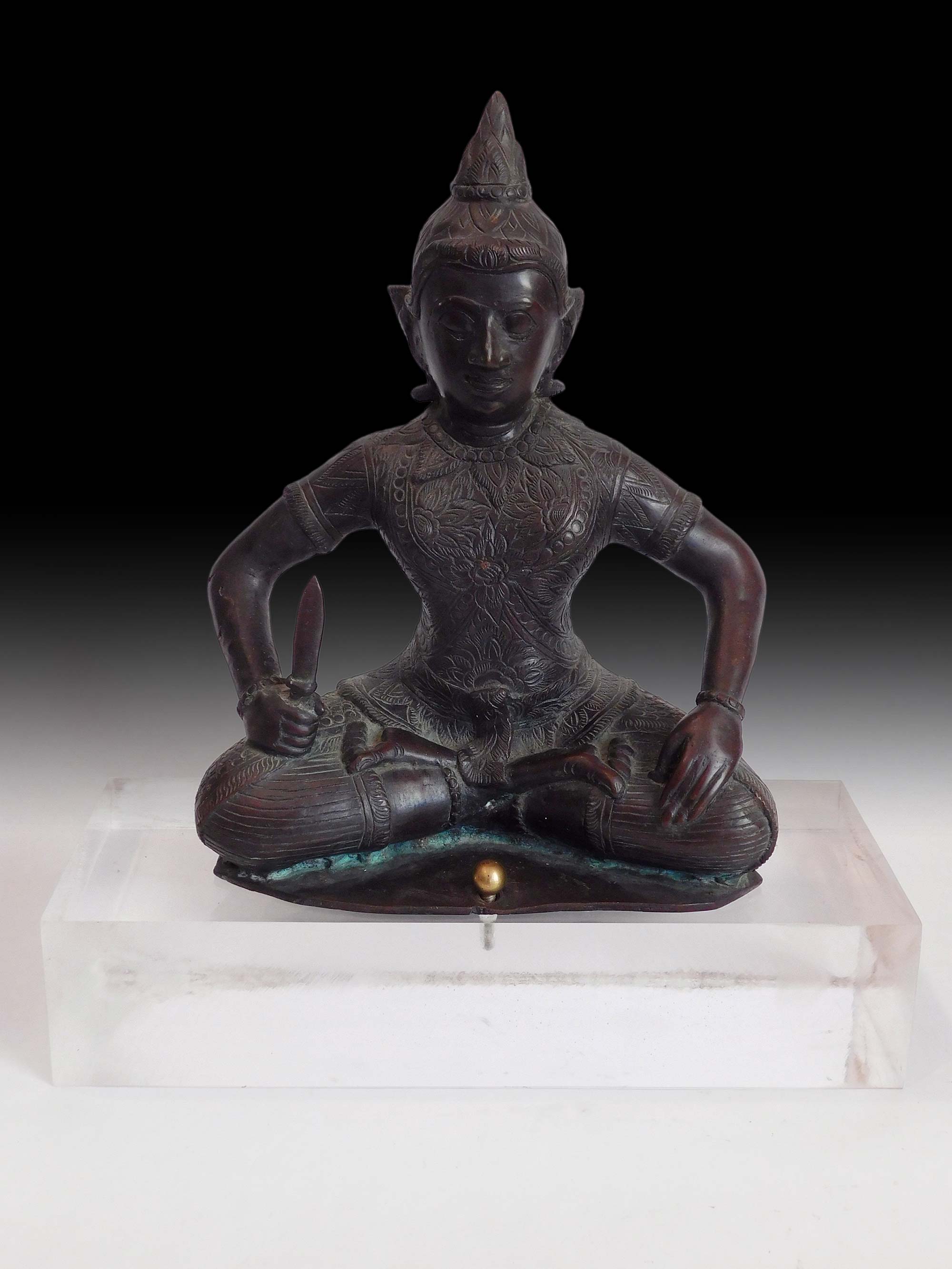 Bronze Temple Guardian Dvarapala