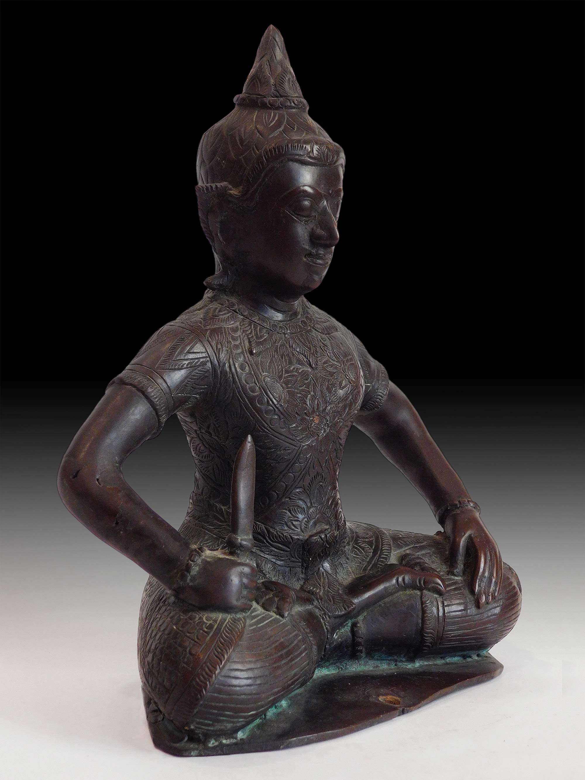 Bronze Temple Guardian Dvarapala rt