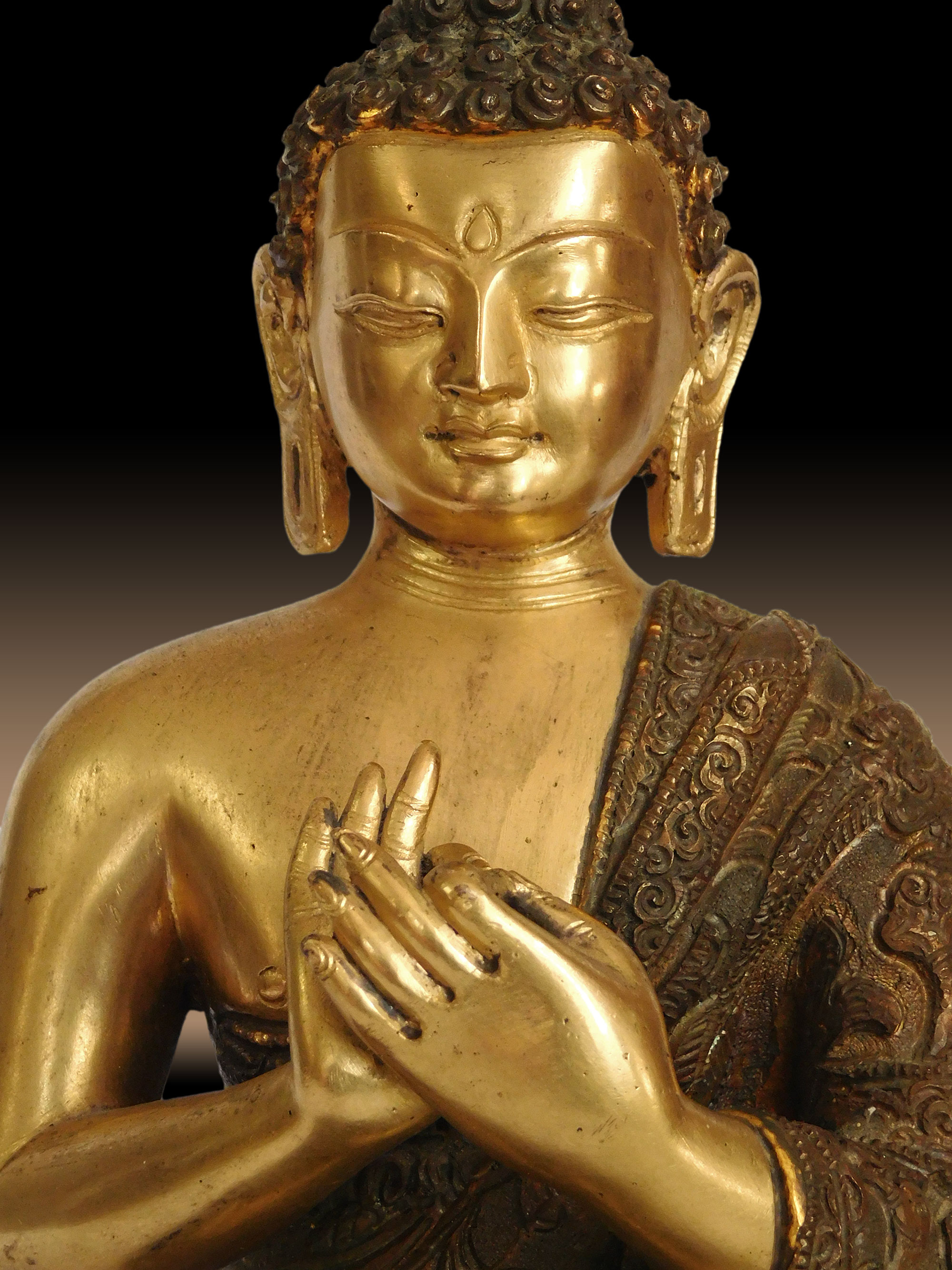 Antique Wisdom Buddha