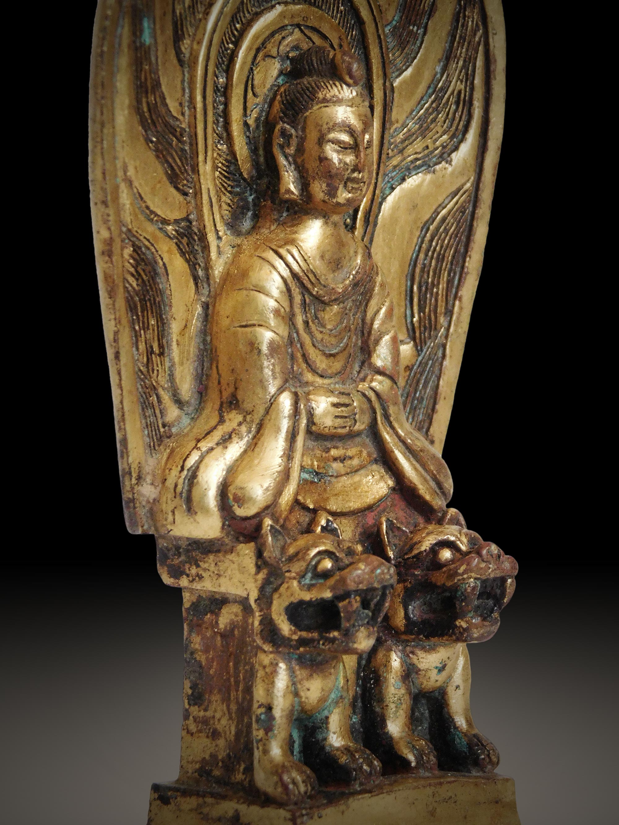 Excavated Maitreya Votive Buddha Statue