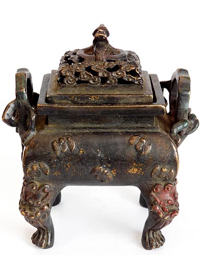Rectangular Caldron Incense Burner