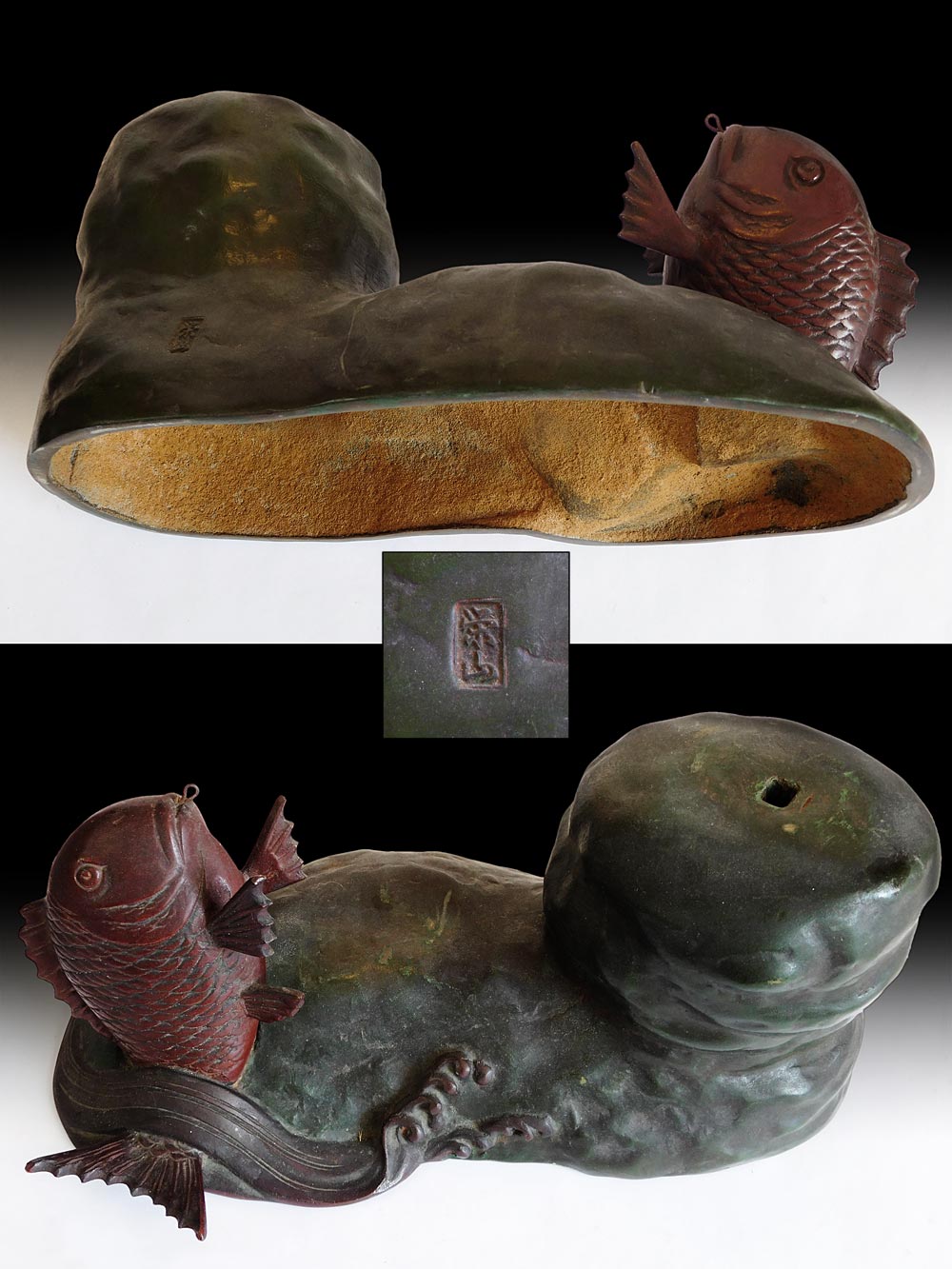 Antique Japanese Lucky God Okimono