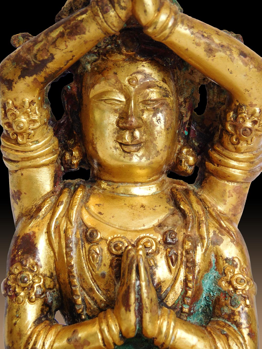 Antique Japanese Bronze Okimono