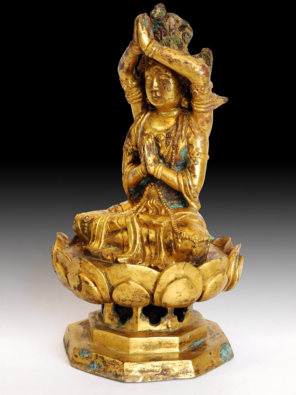 Antique Japanese Bronze Okimono