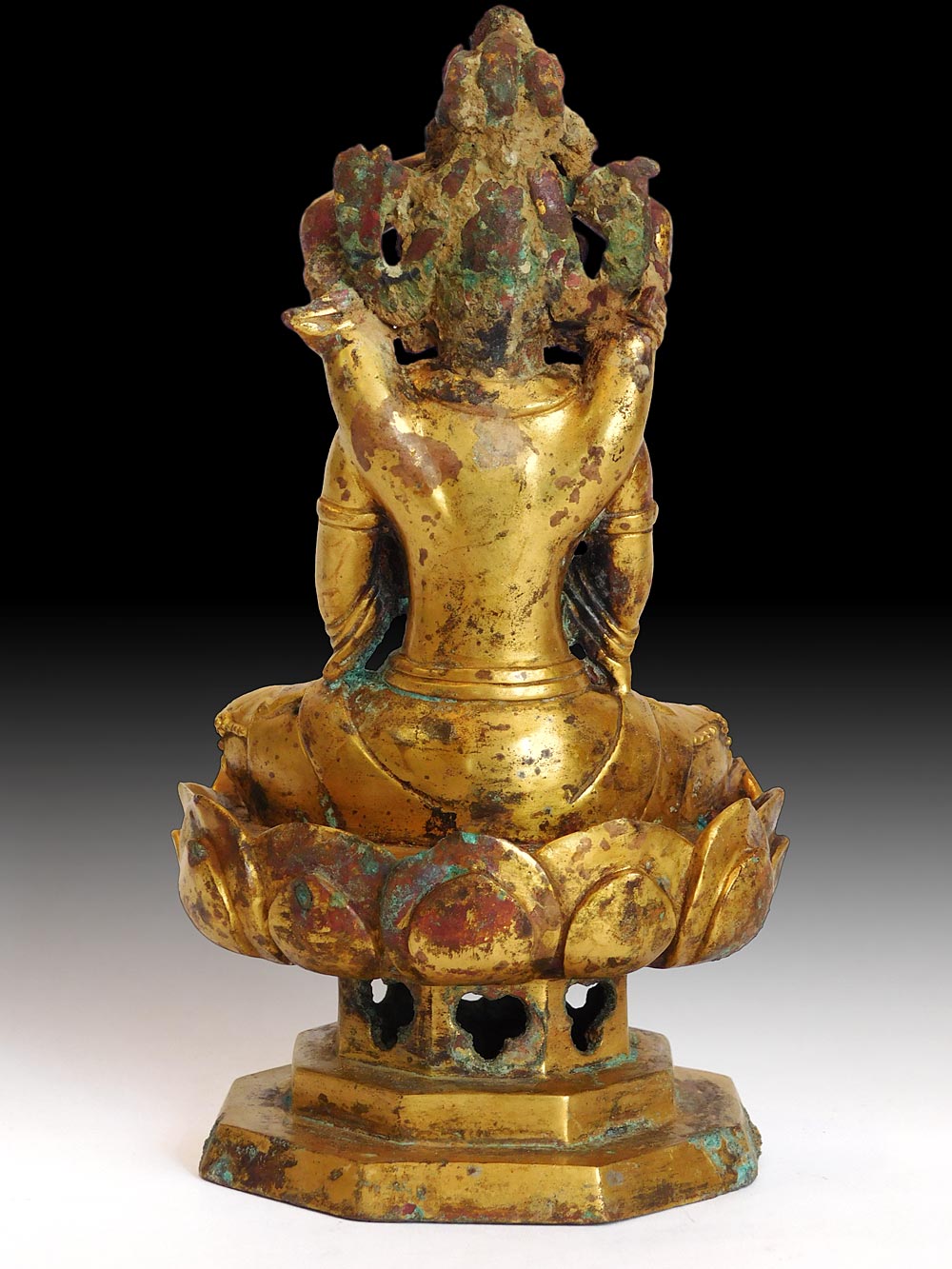 Antique Japanese Bronze Okimono