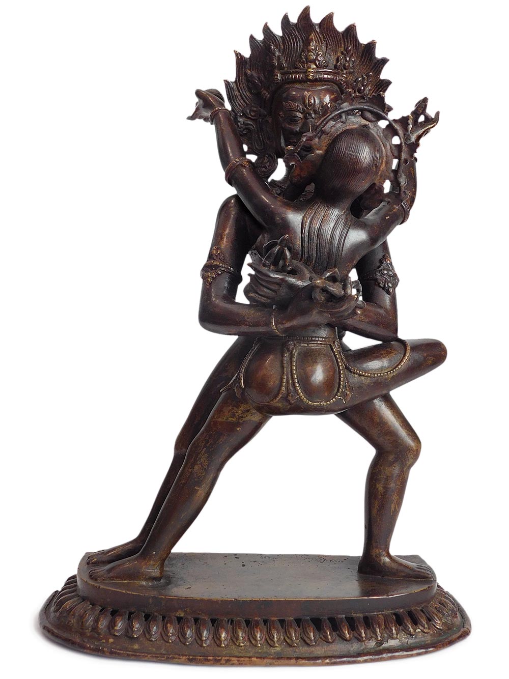 Vintage Bronze Eagle Dragon Statue