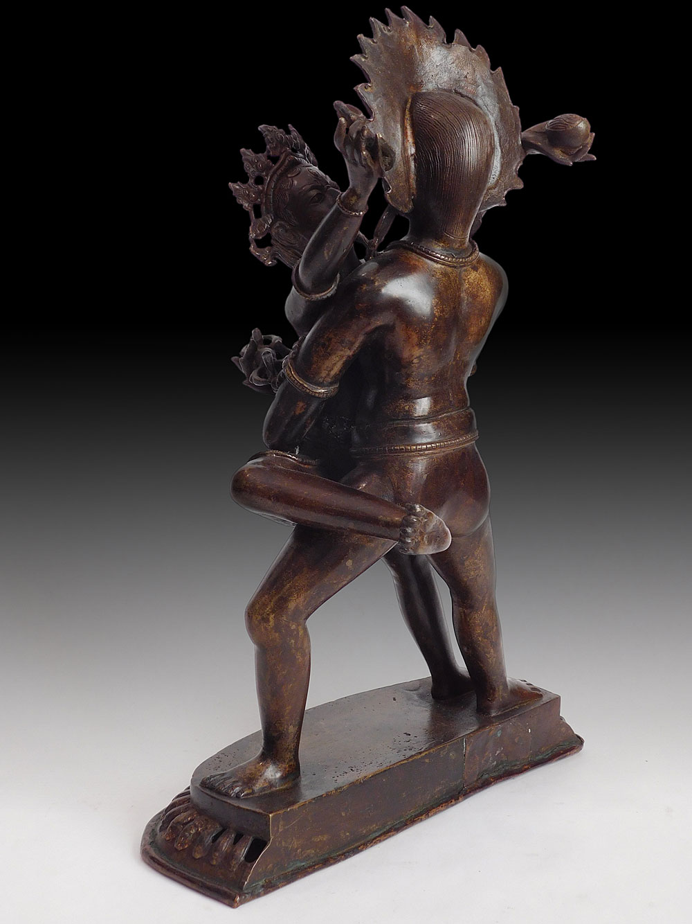 Antique Tantric Union Statue