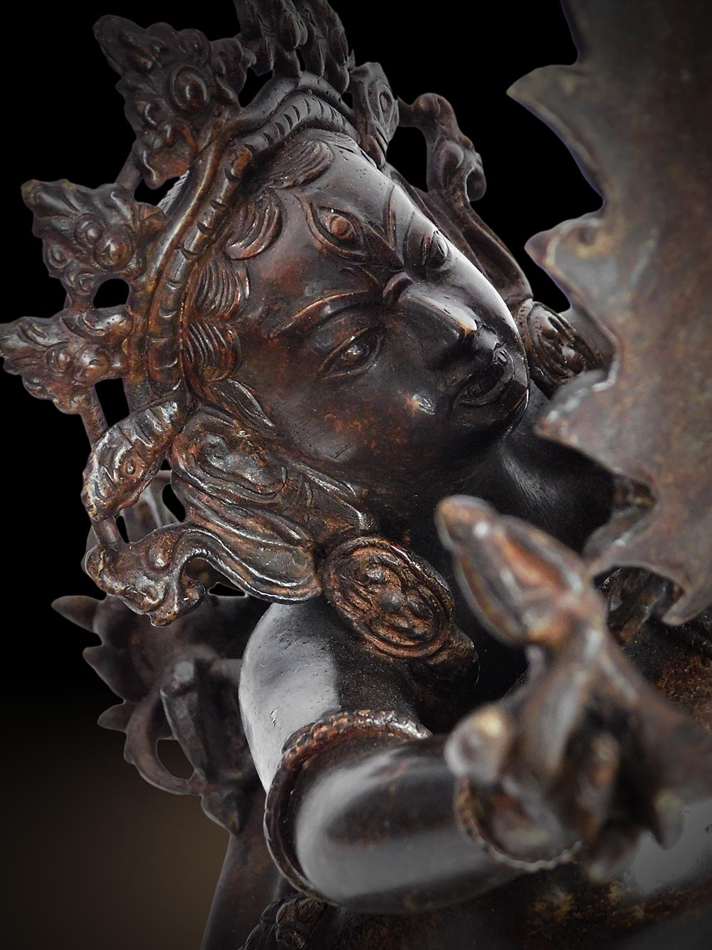 Antique Japanese Bronze Okimono