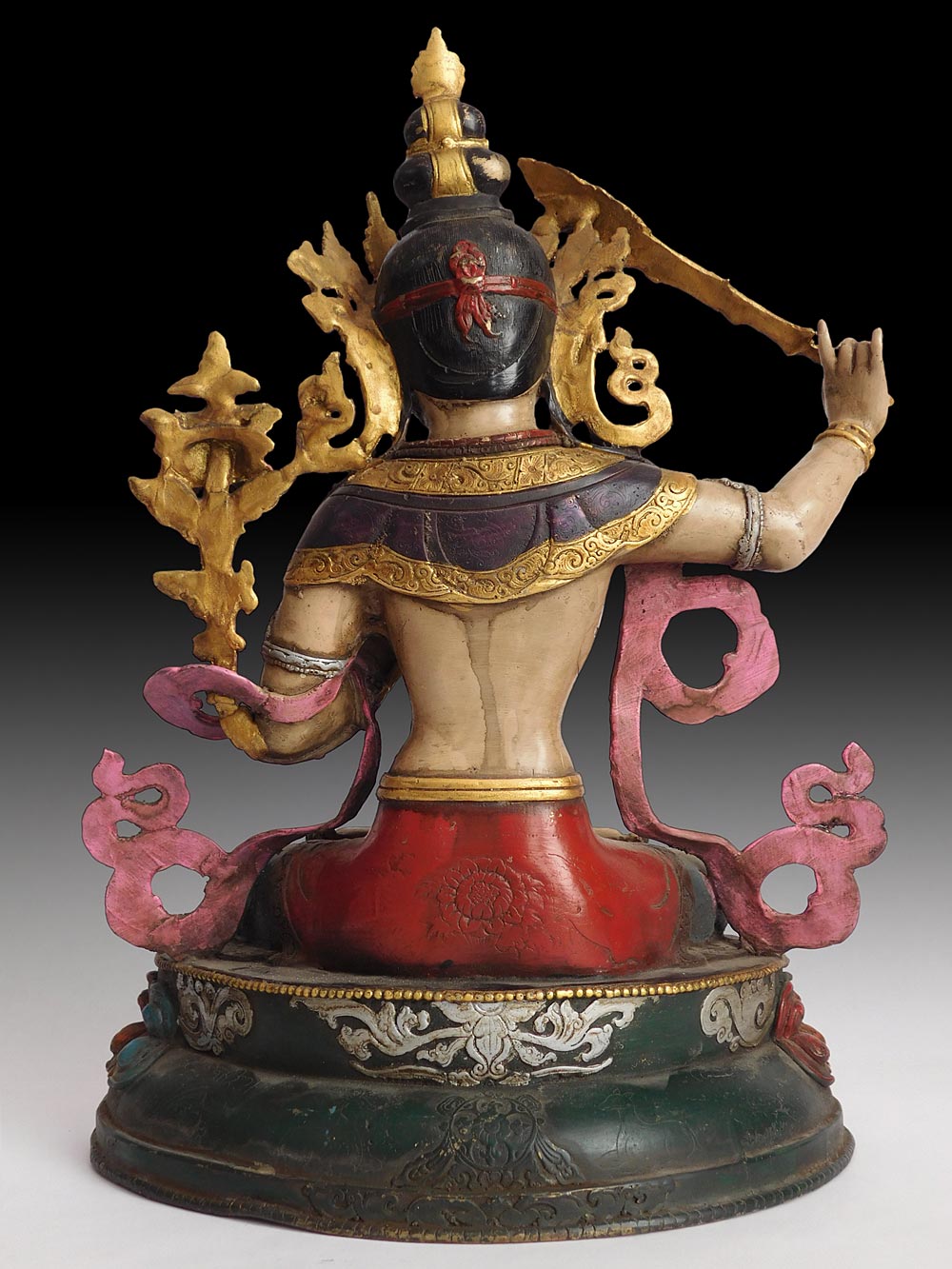 Antique Manjushri Bronze Statue