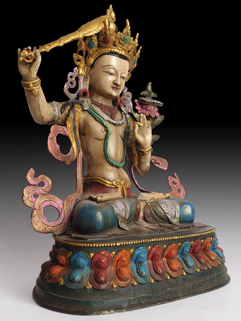Antique Manjushri Statue