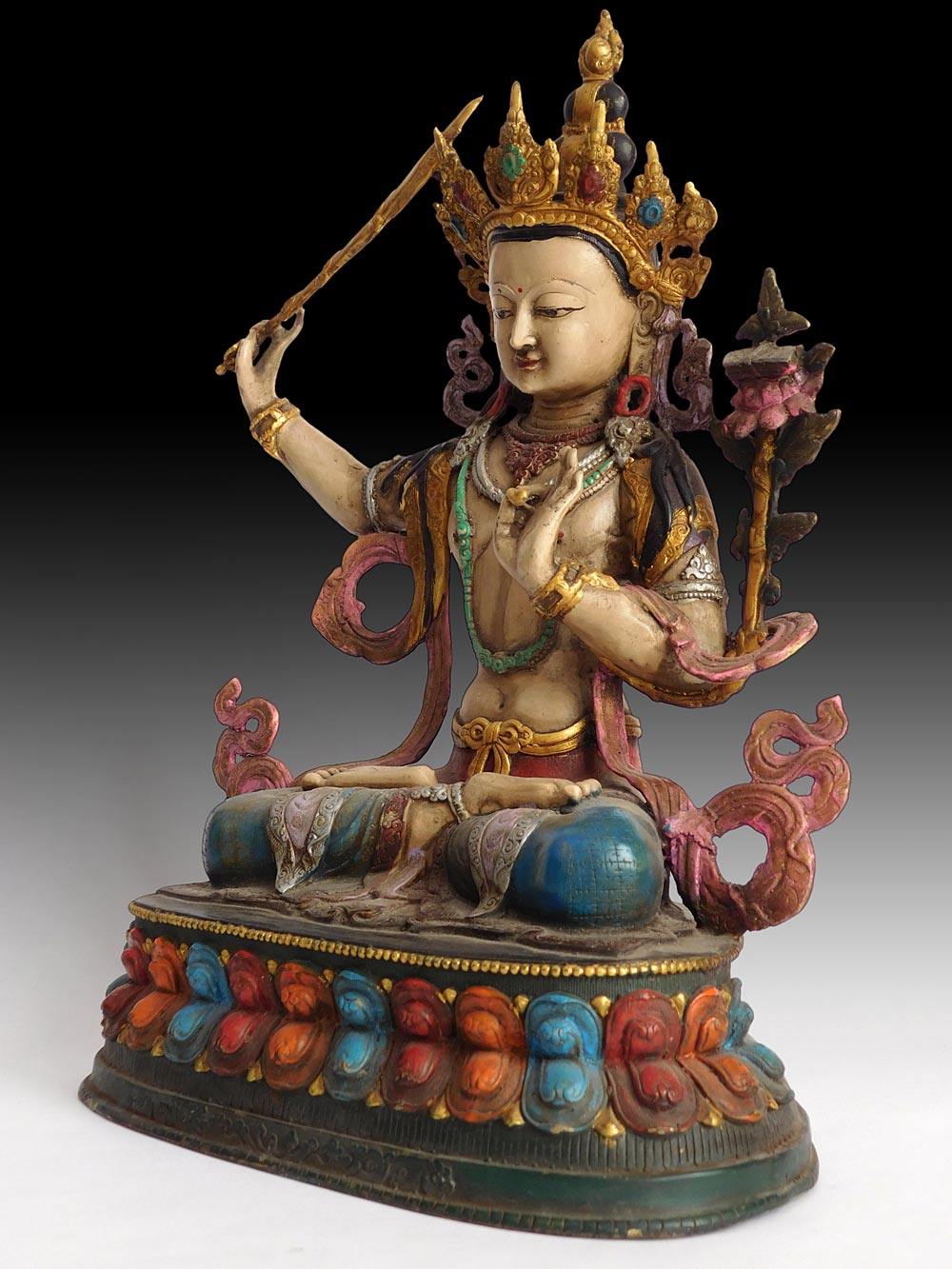 Antique Manjushri Statue