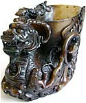 Quartz Stone Dragon Vessel
