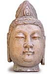 Marble Kwan Yin Head