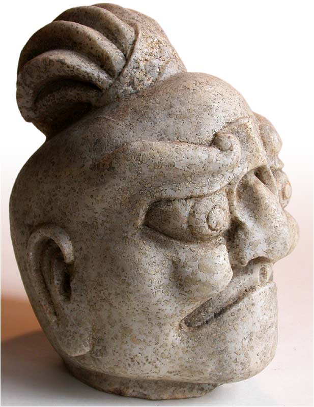 Guardian Marble Buddha Head