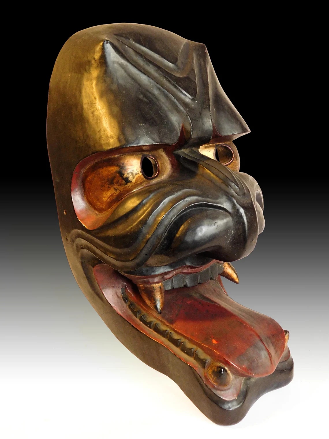 Gigaku Furyumen Wood Mask