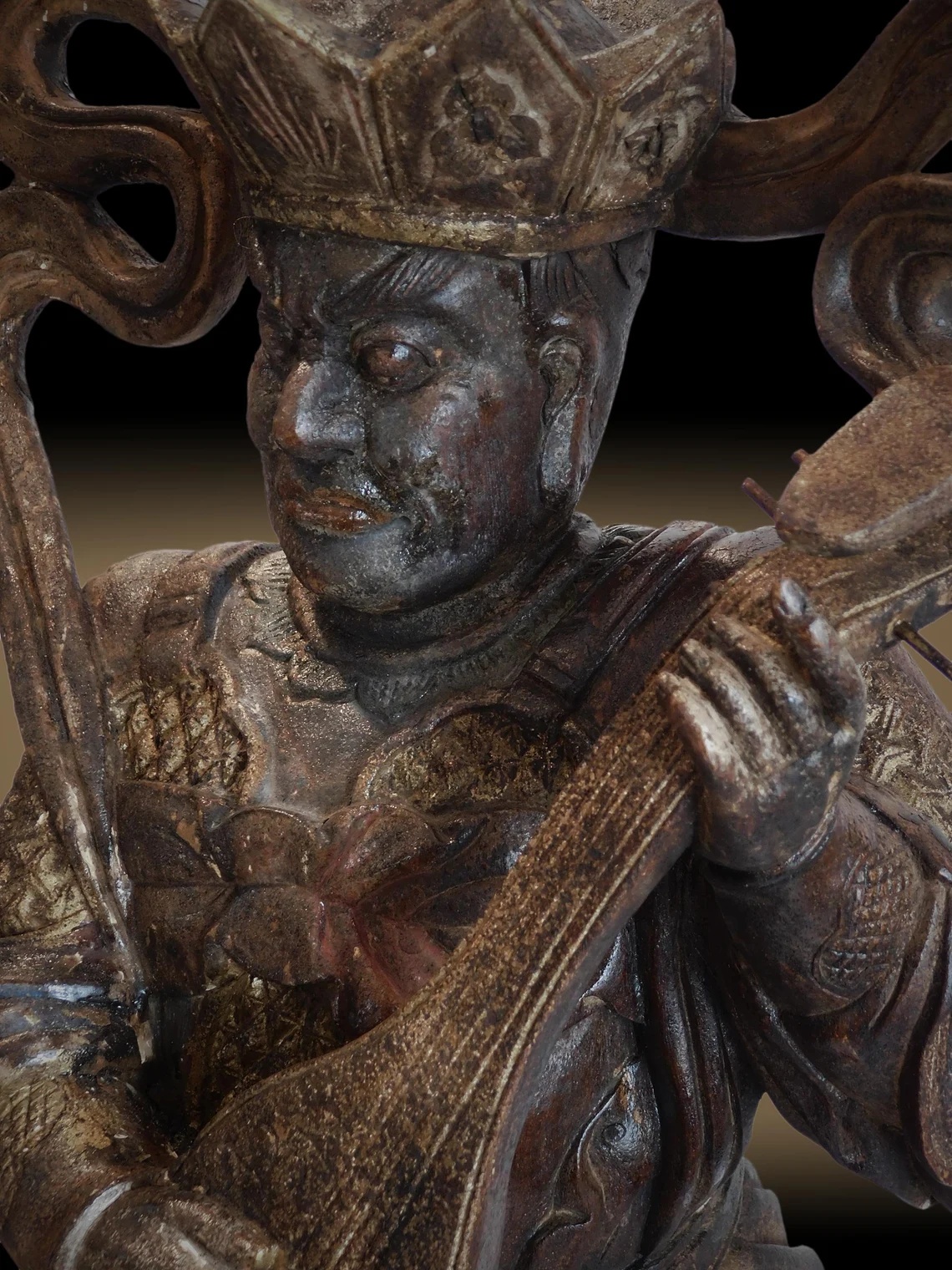 Antique Dharmapala Guardian Buddha