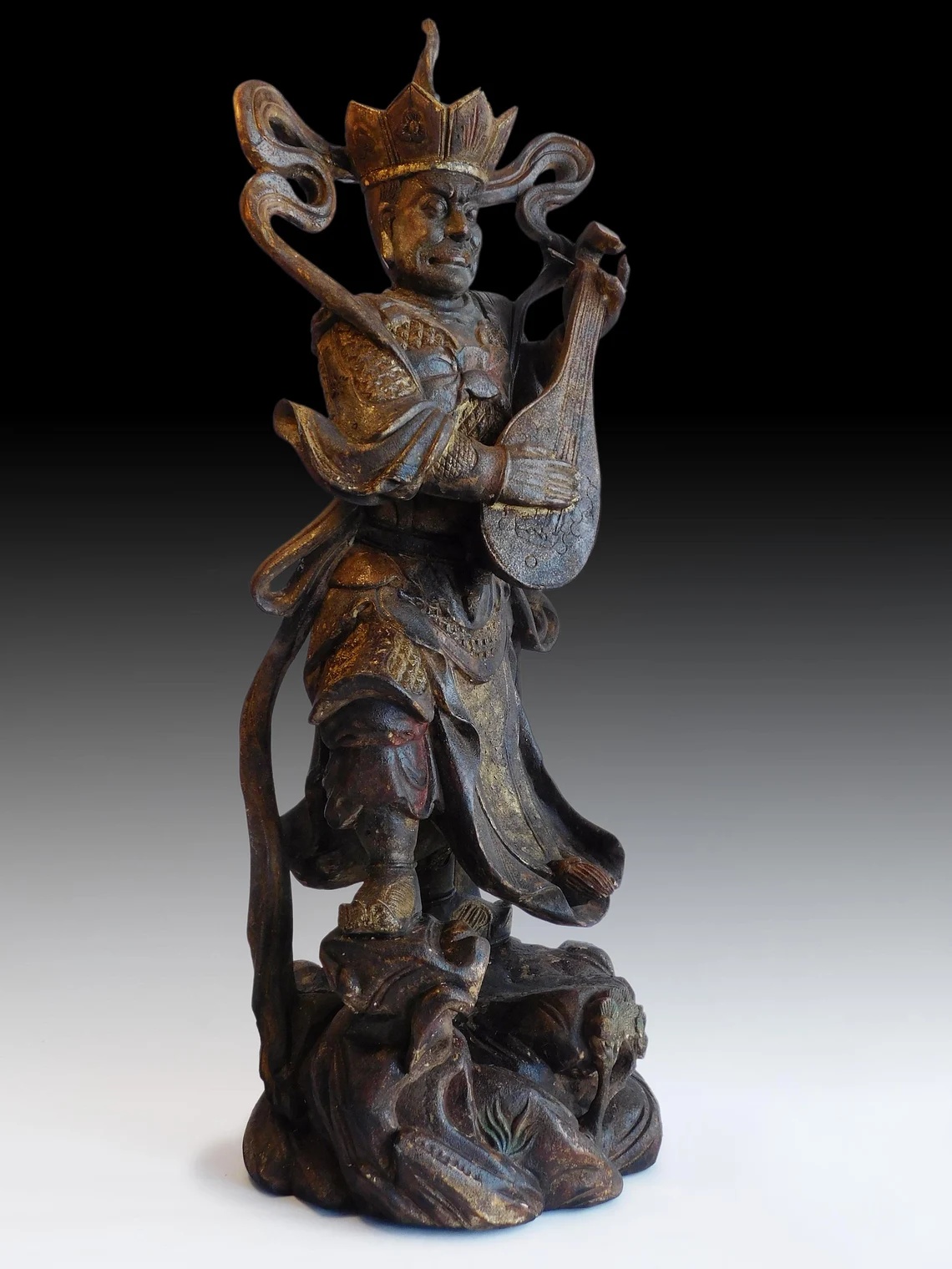 Antique Dharmapala Guardian Buddha