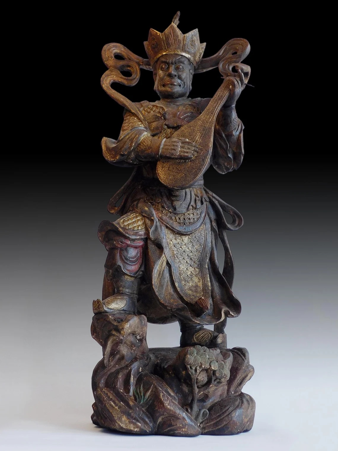 Antique Dharmapala Guardian Buddha