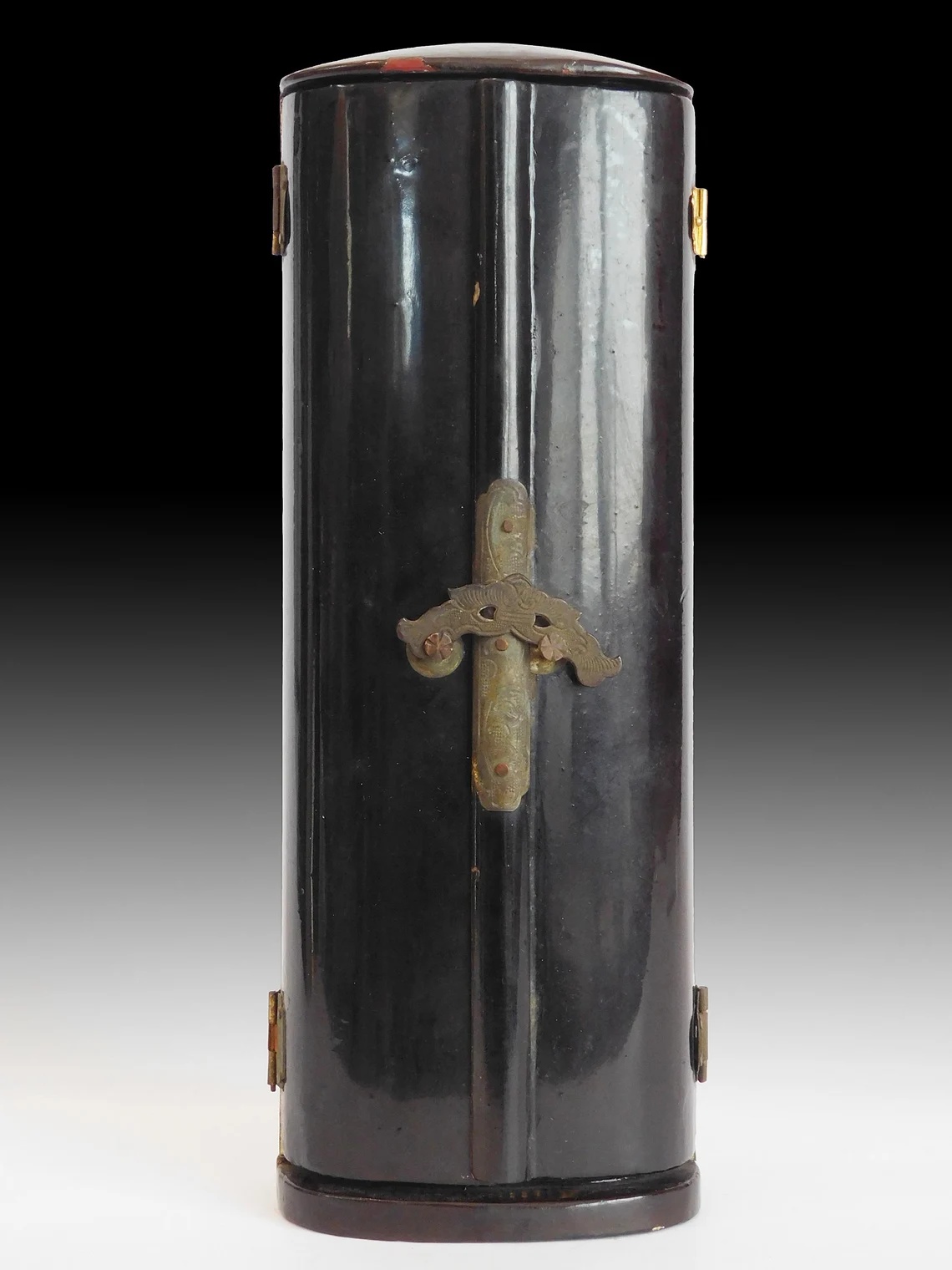 Antique Japanese Kannon Bosatsu Guan Yin Buddha Butsudan Wood Zushi Shrine 9 inch H 觀音菩薩仏壇