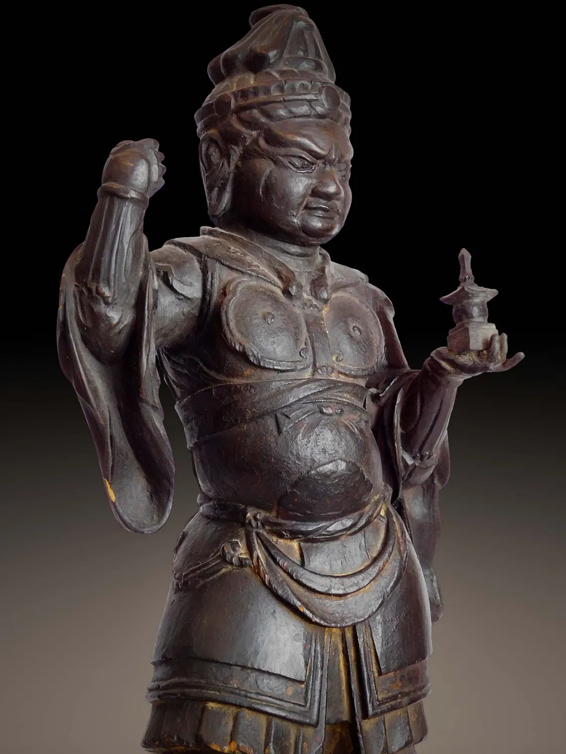 Antique Japanese Tamonten