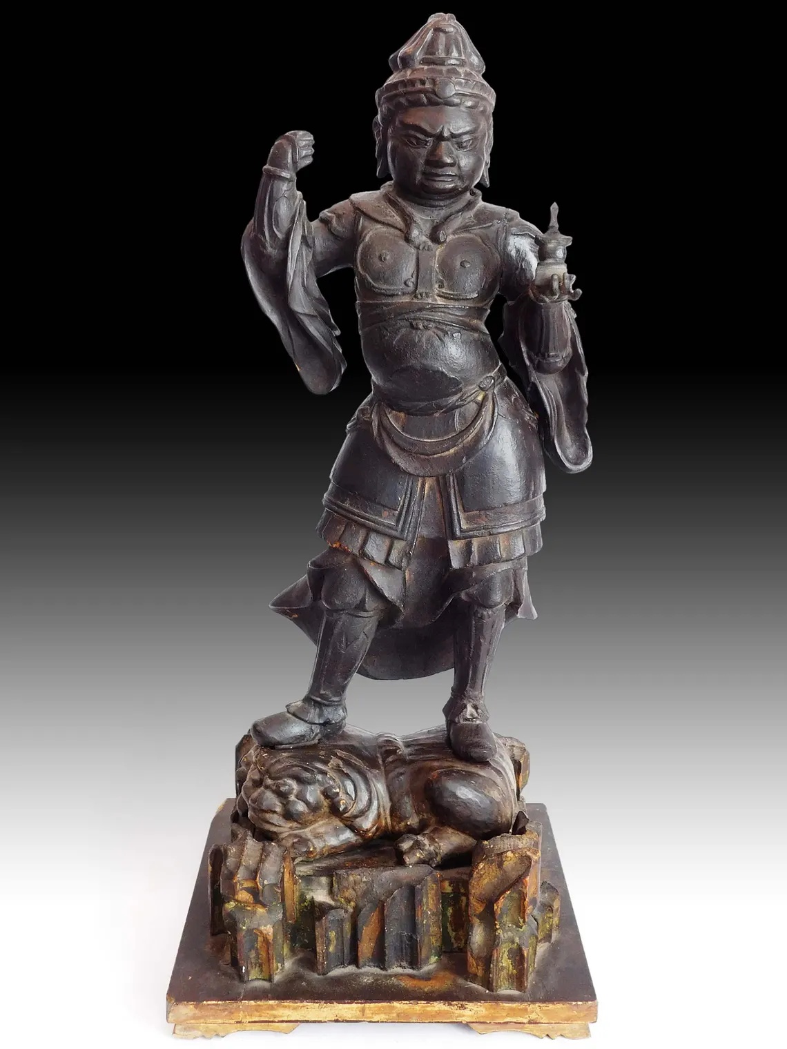 Tamonten God of Wealth Statue