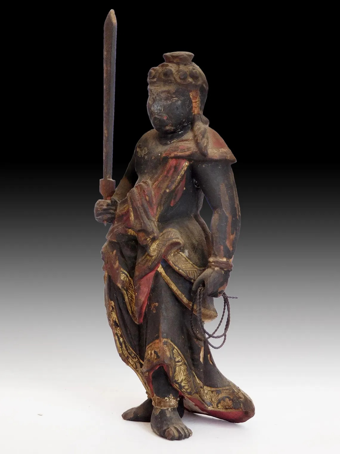 Antique Japanese Edo Fudo Myoo Zushi