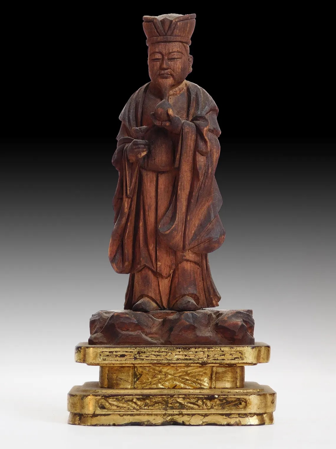 Mother Goddess of Prosperity Inari Okami Antique Japanese Zushi Shrine 稲荷大神社